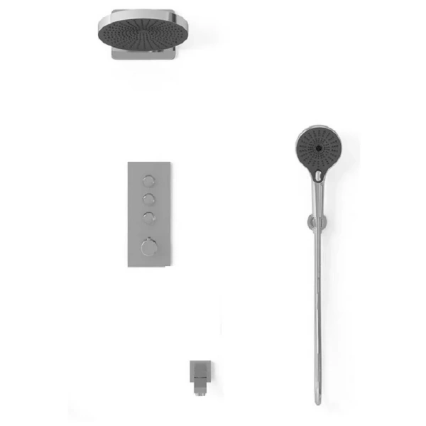 Душевой комплект Vincea хром VSFW-433TI1CH (детальная фотография), душевые комплекты, наборы