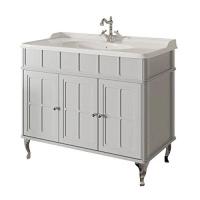 Тумба с раковиной напольная Caprigo Borgo 102 см серая