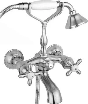 Смеситель для ванны Timo Ritz серебро 0144Y silver (детальная фотография)