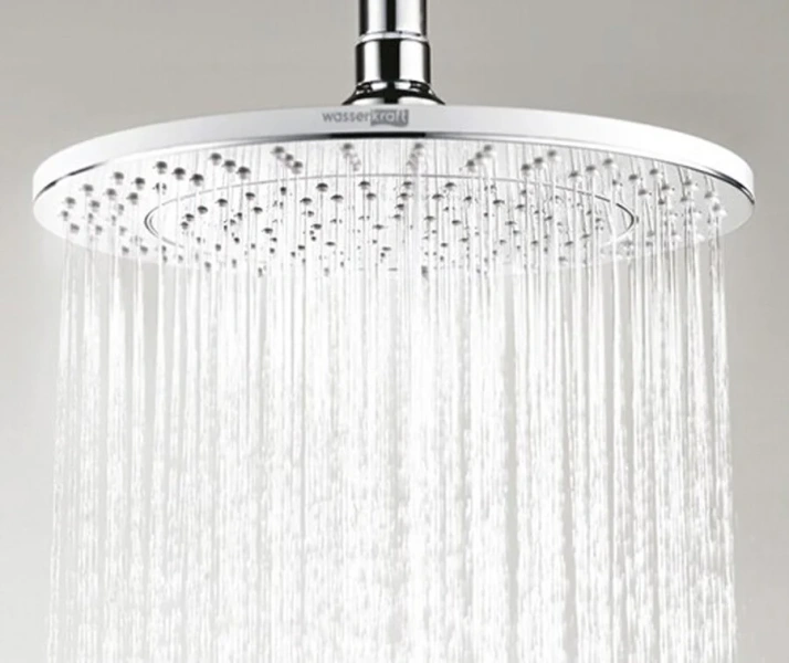 Душевой комплект WasserKRAFT Aller хром/белый A16067WHITE (детальная фотография), современные, hi-tech