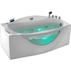 Акриловая ванна правосторонняя Gemy