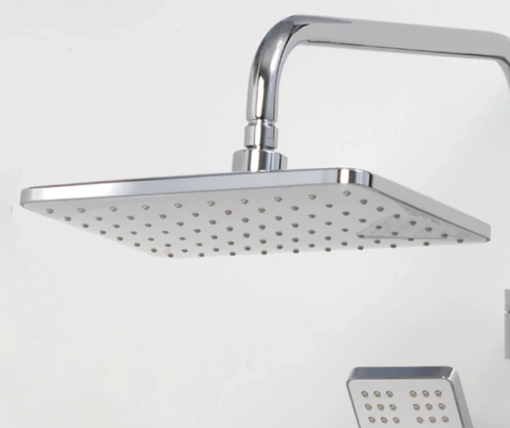 Душевая стойка WasserKRAFT с термостатическим смесителем A11301 (детальная фотография), с тропическим душем