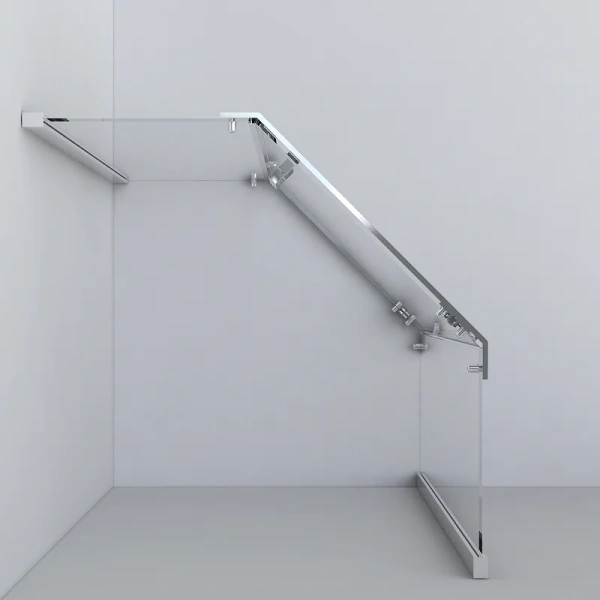 Душевой уголок Vincea Stresa VSP-1S100CL 100x100 см многоугольный (детальная фотография), 100х100