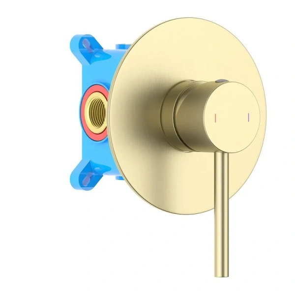 Смеситель для душа Акватек Европа золото шлифованное AQ1366BG (детальная фотография)