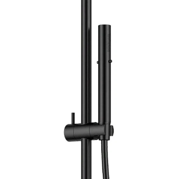 Душевая стойка Cezares ECO черная ECO-CVD-T-NOP (детальная фотография), с изливом