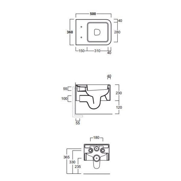 Схема (детальная фотография), подвесные, встраиваемые