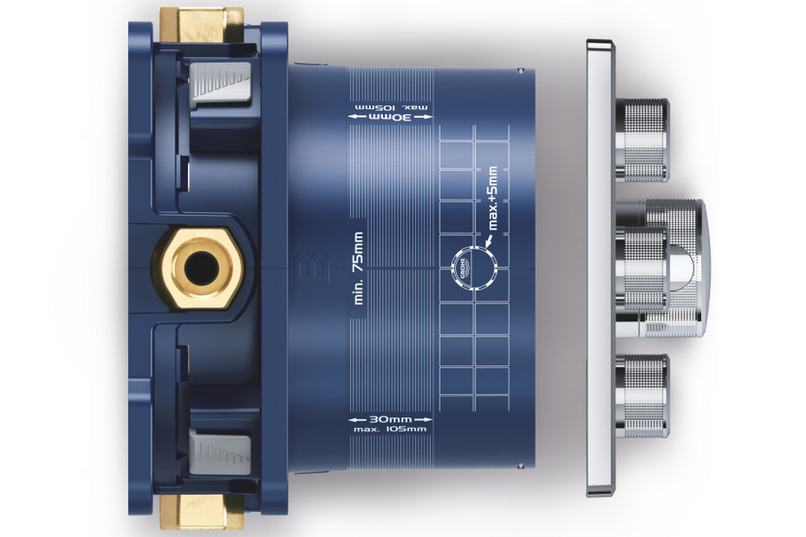 Смеситель для душа Grohe Grohtherm SmartControl термостатический хром 29126000 (детальная фотография), хром