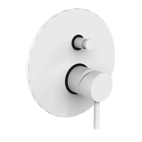 Смеситель для душа Paffoni Light на 2 выхода белый матовый - фото 2