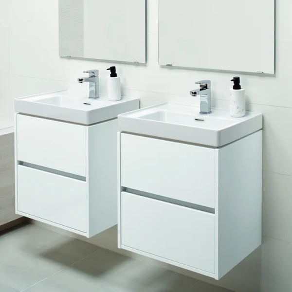 Раковина Cersanit Crea UM-CRE60/1 прямоугольная (детальная фотография), прямоугольной формы