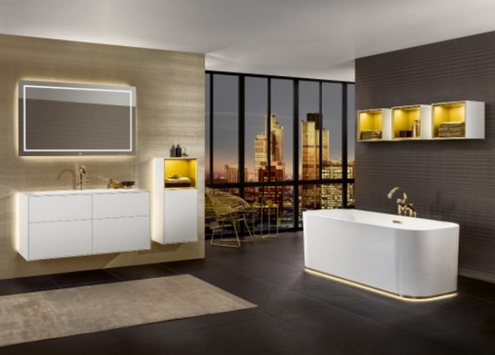 Ванна квариловая Villeroy & Boch Finion 170х70 см отдельностоящая, альпийский белый UBQ177FIN7A100V201 (детальная фотография), 170x70 см