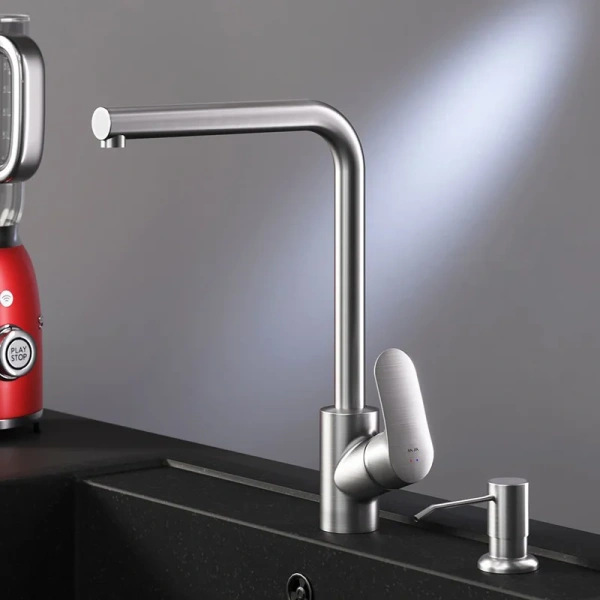 Смеситель для кухни Am.Pm Like сатин F8005D11 (детальная фотография), для кухни