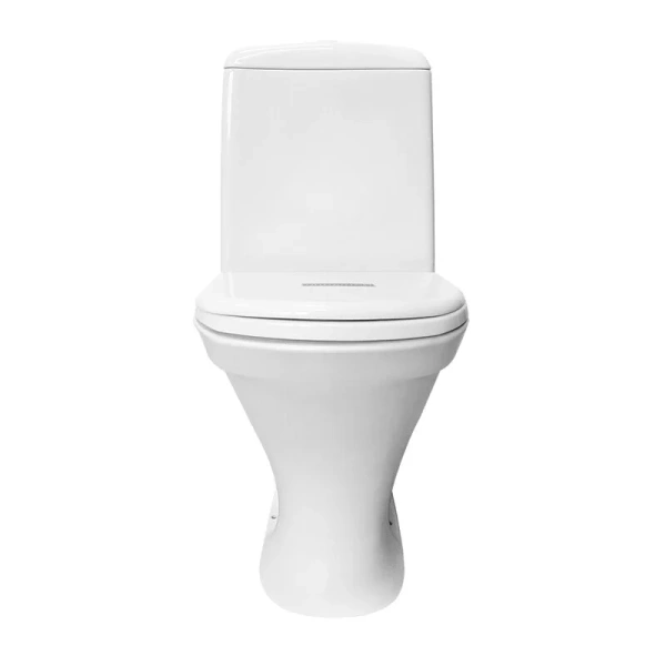 Унитаз компакт Sanita Аттика сиденье термопласт WC.CC/Attica/2-T/WHT.G/S1 (детальная фотография), современные, hi-tech, круглые