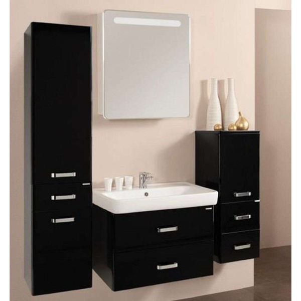 Тумба под раковину подвесная Акватон Америна 70 см черная 1A137601AM950 (детальная фотография), по запросу