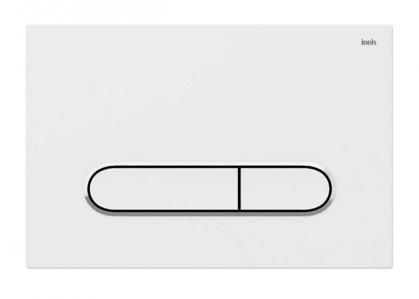 Клавиша смыва IDDIS Unifix белая/хром UNI01WCi77 (детальная фотография)