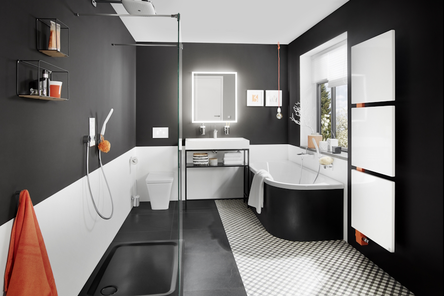 Ванна стальная Kaldewei Avantgarde Centro Duo 1 136, 137 180х80 см (детальная фотография), без гидромассажа, с ручками, большие