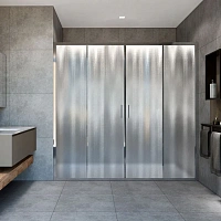 Душевая дверь в нишу Vincea Garda 170 см стекло шиншилла
