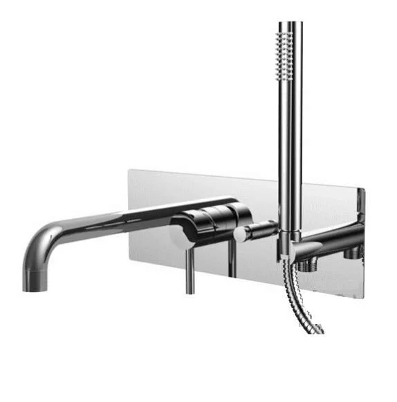 Смеситель для ванны Paffoni Light LIG001 с внутренней частью (детальная фотография)