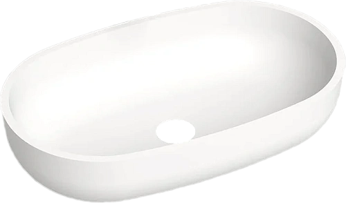 Раковина Salini Gloria 05 64 см накладная, белый матовый - фото 1