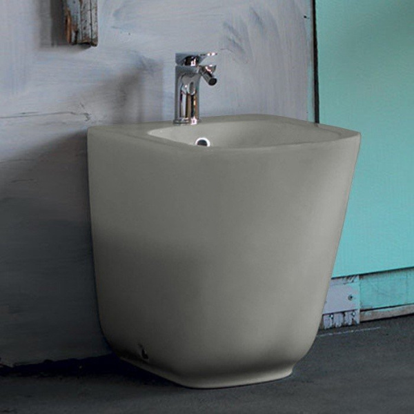 Биде напольное Kerasan Tribeca Grigio Matt 512059 Grigio matt (детальная фотография)