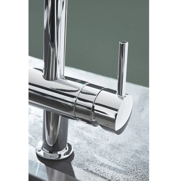 Смеситель для кухни Grohe Blue Pure Minta хром 31721000 (детальная фотография), на мойку, на столешницу