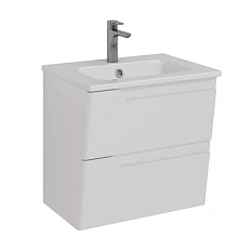 Тумба с раковиной подвесная Lemark Miano LM06M60T 60 см 2 ящика