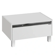 Тумба напольная Акватон Капри 60 см белый глянец