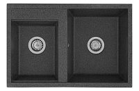 Мойка для кухни Акватон Делия 78 см графит