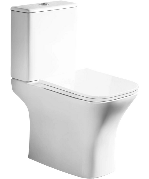 Унитаз компакт Ceruttispa Vettore безободковый CT7192 (детальная фотография)