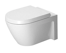 Сиденье для унитаза, петли нержавеющая сталь, Duravit Starck 2