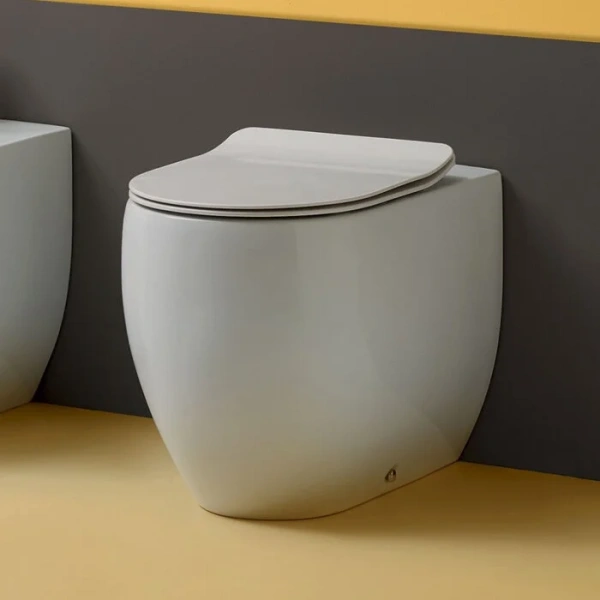 Унитаз напольный Kerasan Flo 311801 приставной (детальная фотография)