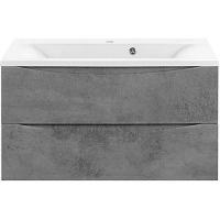 Тумба под раковину подвесная Vincea Mia 89 см Beton