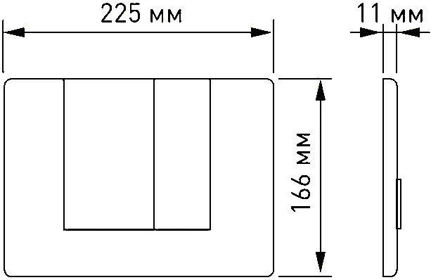 Унитаз с инсталляцией BERGES Okus сиденье дюропласт 043267 (детальная фотография) index_5