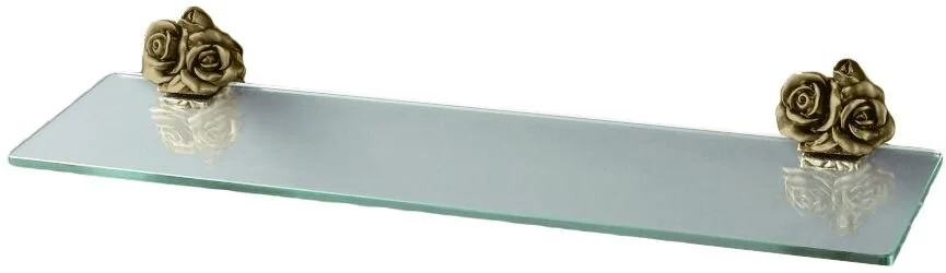 Полка стеклянная, бронза, Art&Max Rose AM-B-0913-B (детальная фотография)