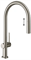 Смеситель для кухни Hansgrohe Talis M54 сталь