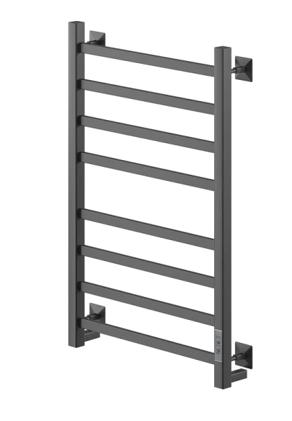 Полотенцесушитель электрический Ника Step 80х50 см черный матовый STEP-1 80/50 черн мат U (детальная фотография)