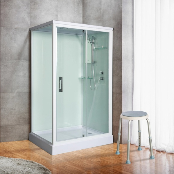 Душевая кабина River Tana 100х80 см с крышей TANA 100/80 (детальная фотография), прямоугольные