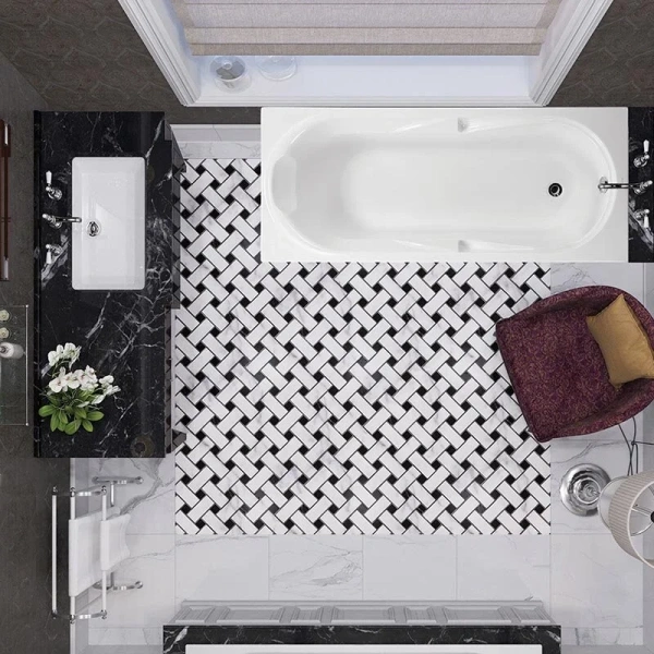 Ванна акриловая Vagnerplast Minerva 170×70 см белая VPBA177MIA2X-04 (детальная фотография), современныe, hi-tech