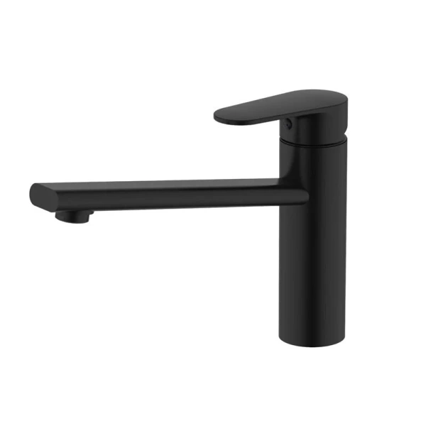 Смеситель для кухни Акватек Ника черный матовый AQ1880MB (детальная фотография)