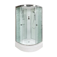 Душевая кабина Deto EM 90x90 см с крышей