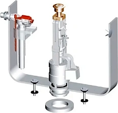 Сливной механизм Artceram Hermitage кнопка бронза