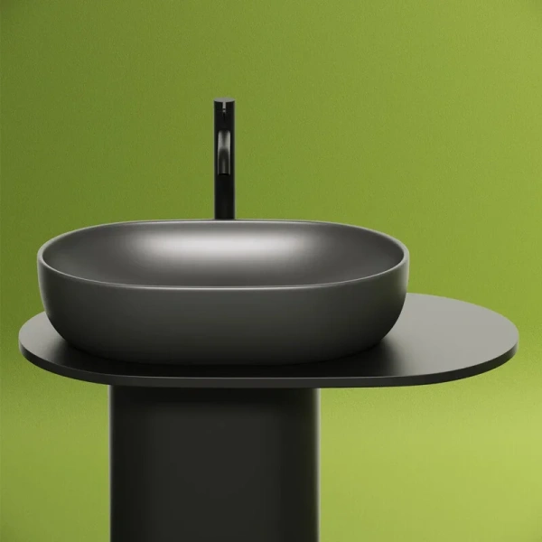 Раковина Ceramica Nova Element 60 см темный антрацит CN6047MDH (детальная фотография), другие