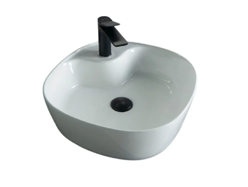 Раковина GID Geometrico N9442 44 см белая 51153 (детальная фотография)