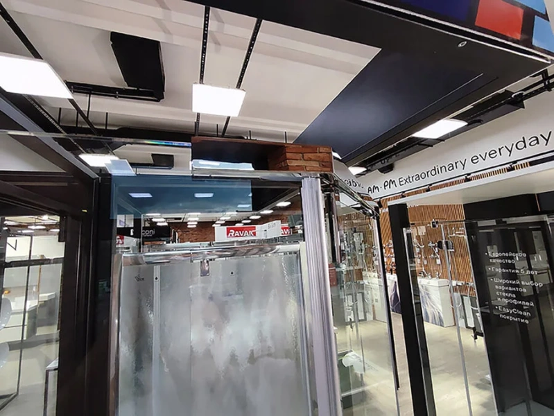 Душевой уголок RGW Hotel HO-081 профиль хром 350608199-11 (детальная фотография), хром