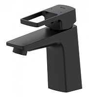 Смеситель для раковины IDDIS Bild однорычажный черный матовый