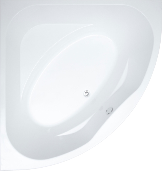 Ванна акриловая Aquanet Vista 150 x 150 см белая 254389 (детальная фотография), современныe, hi-tech