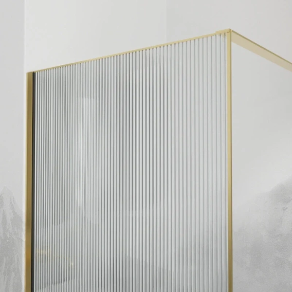 Душевая перегородка RGW Walk In WA-08G 70 см профиль золото 06100807-156 (детальная фотография), золото