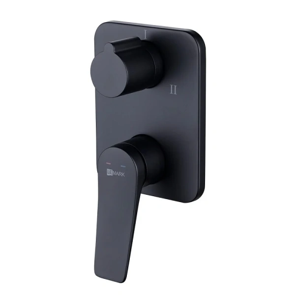 Смеситель для душа Lemark Bronx черный LM3728BL (детальная фотография)