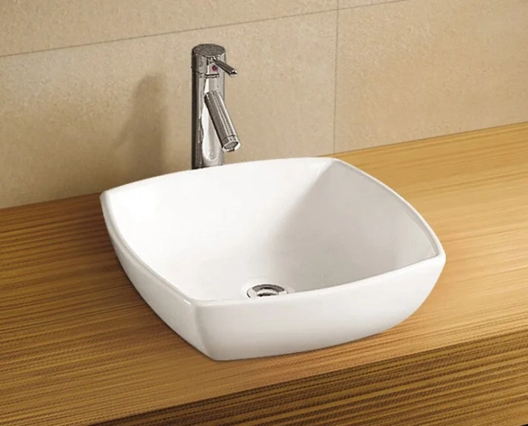 Раковина Azario 43 см накладная AZ-2076 (детальная фотография), накладные (на столешницу), пристенные