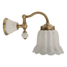 Светильник Migliore Olivia белая керамика, бронза