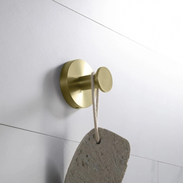 Крючок для ванной Timo Saona золото матовое 13011/17 (детальная фотография), современные, hi-tech